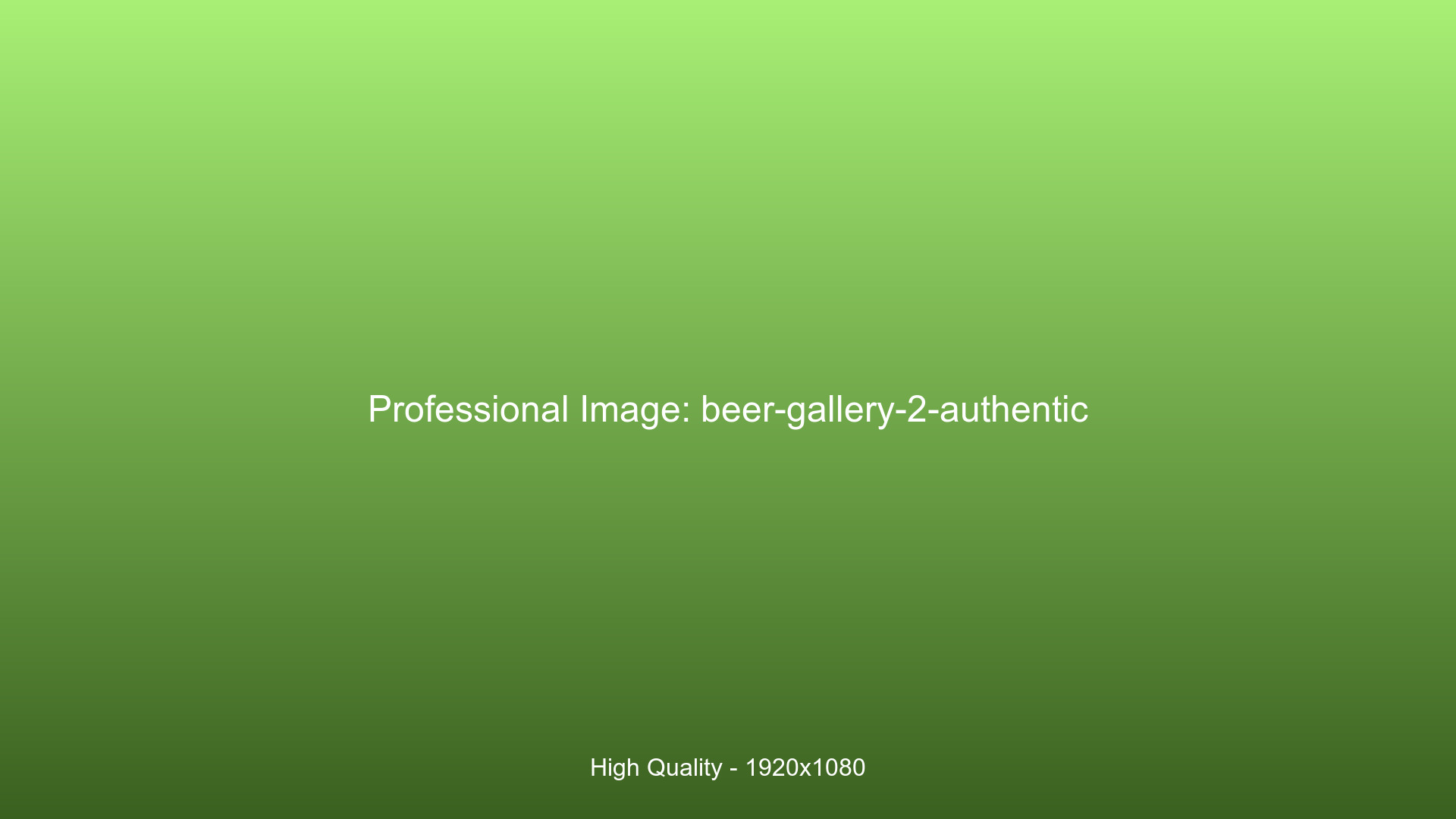 Craft beer selection demonstrating quality brewing standards