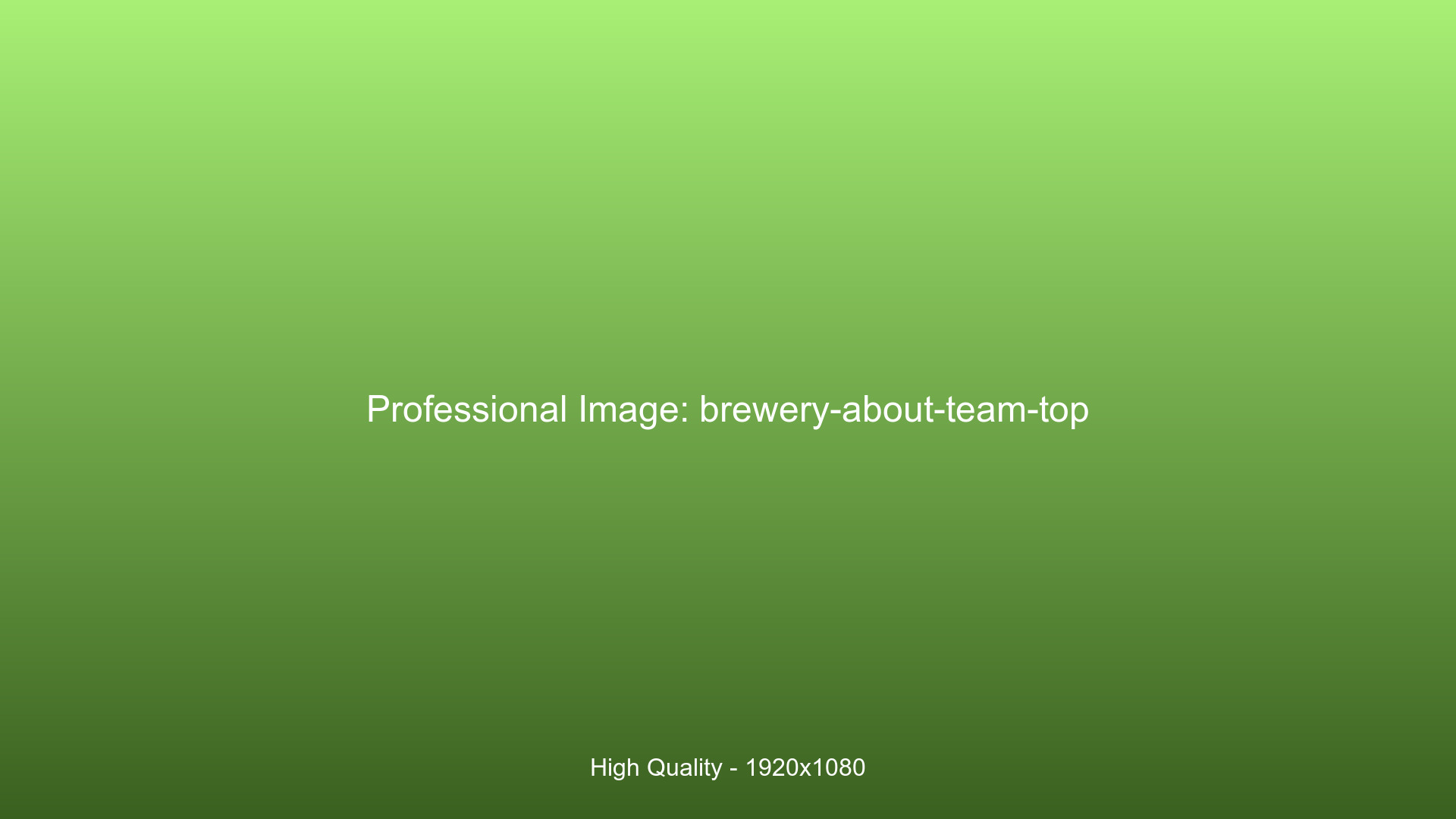 Professional brewery team