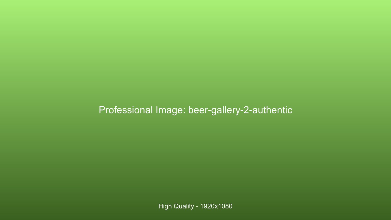 Craft beer selection demonstrating quality brewing standards