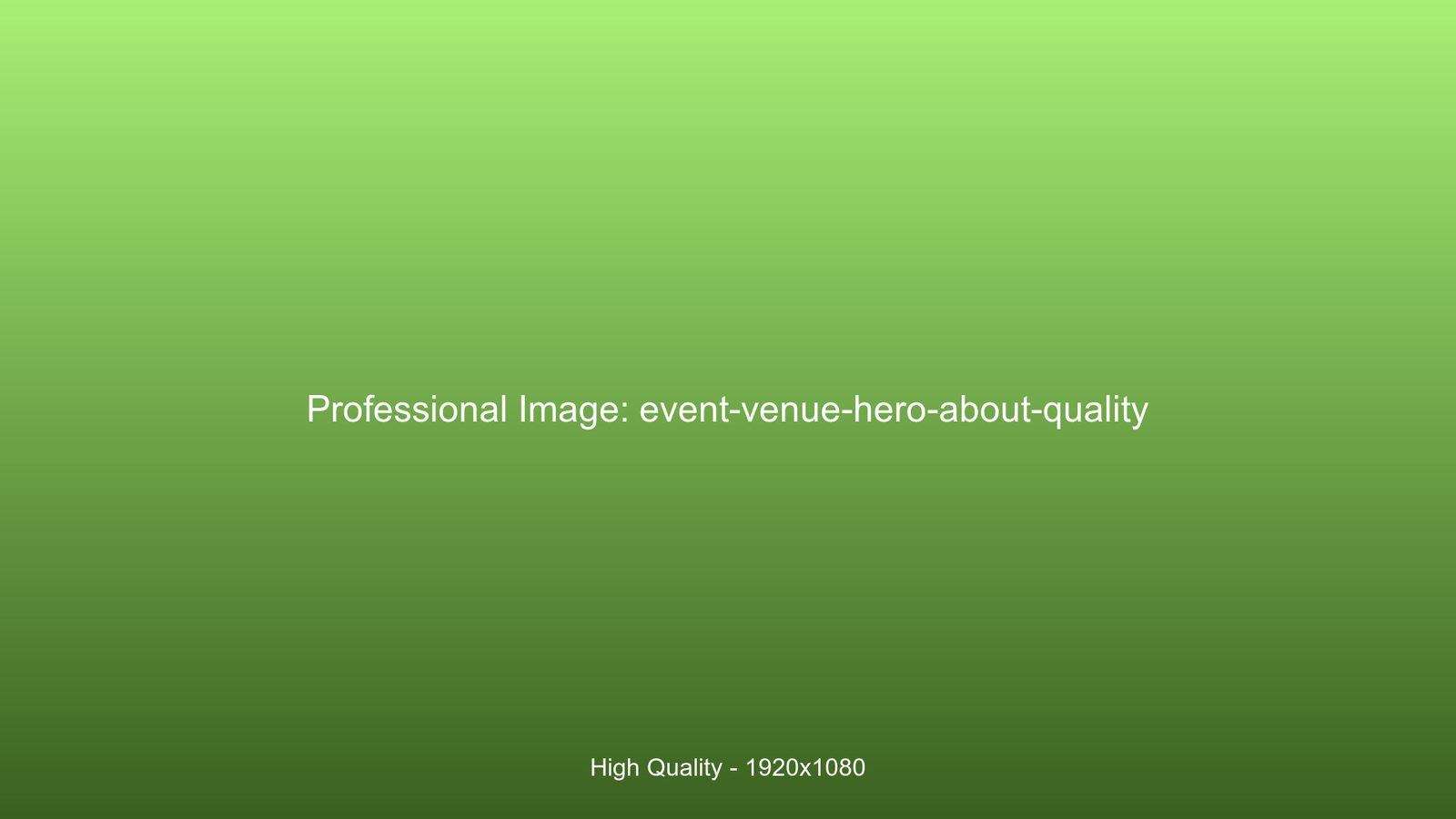 Professional event venue showcasing quality